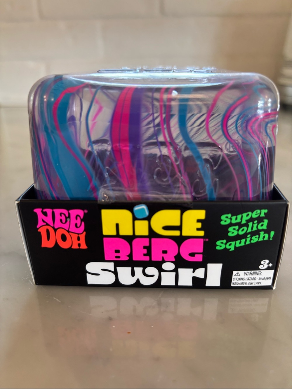 💕SALE💕Needoh Nice Berg Swirl Solid Squish - Pink, Purple & Blue